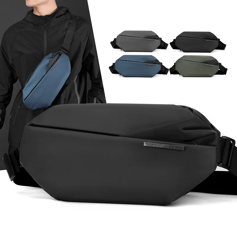 

Мужская нагрудная сумка, повседневная модная сумка через плечо, мотоциклетный рюкзак, поясная сумка для верховой езды, спортивная сумка через плечо