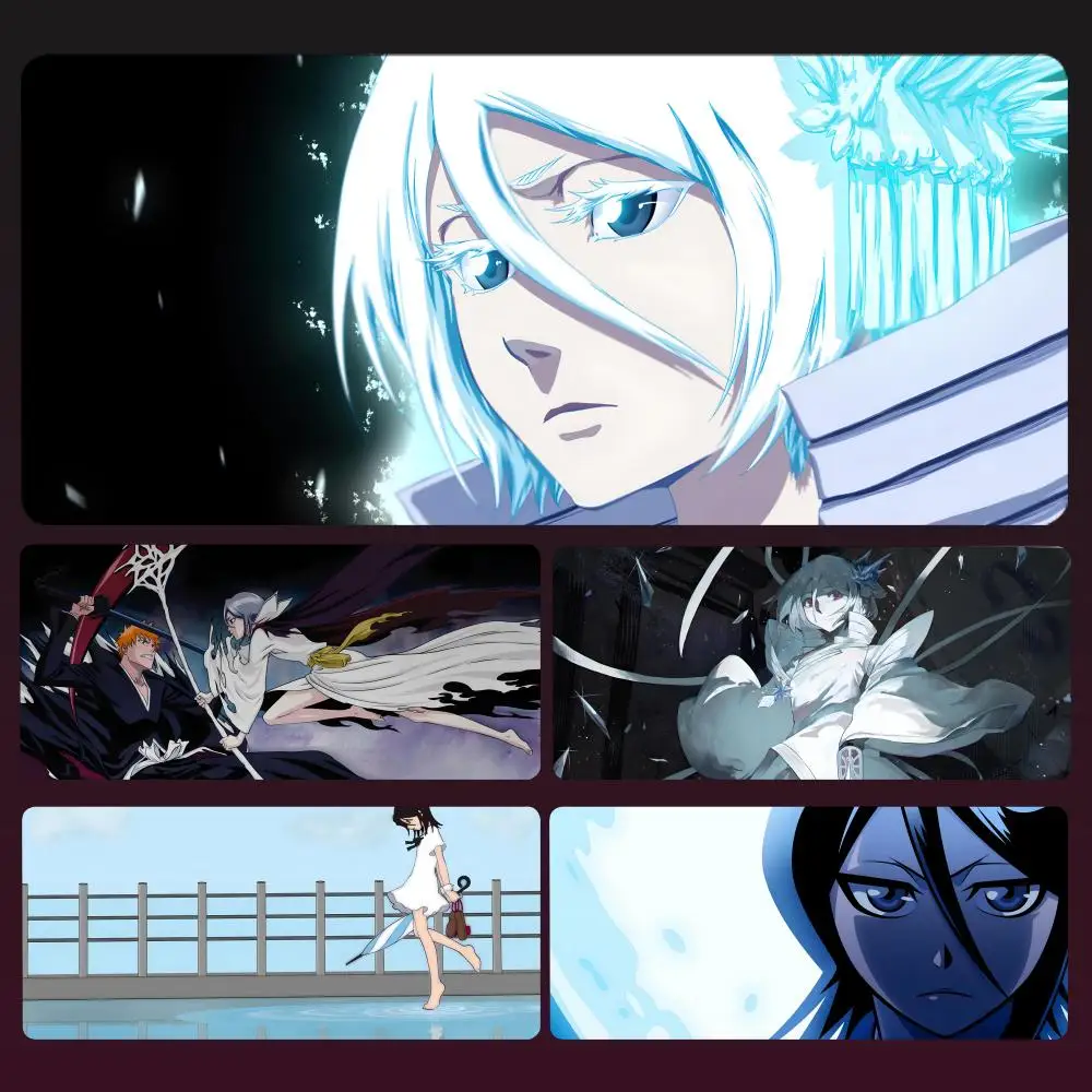 

Rukia Bankai Anime Mousepad Anime Mouse Pad Gamer Desk Gaming Laptop PC Gamer Accessories Mice Keyboards Bleach