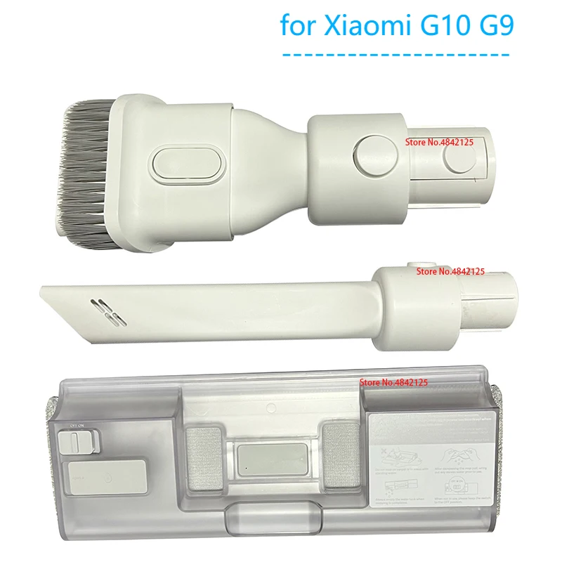 Original Dusting Brush for Xiaomi Mijia G10 G9 Handheld Vacuum Cleaner Parts Crevice Suction Nozzle Long Flat Brush Water Tank