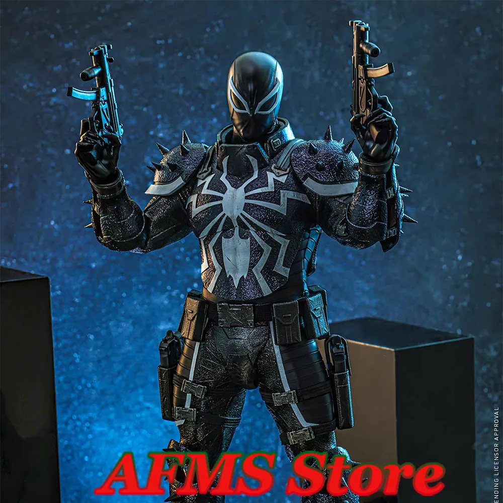 

Коллекционная фигурка HOTTOYS HT 1/6 CMS025: Агент Веном Воин, полный комплект, 12 дюймов, мужская фигурка солдата, игрушка-фигурка