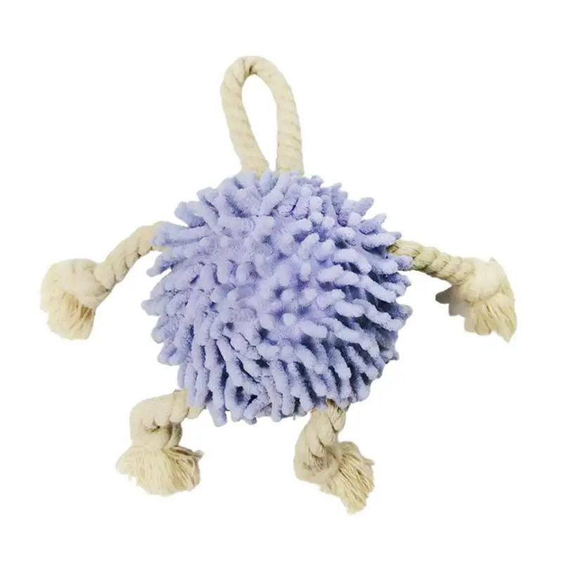 Jouet de ULde dentition en peluche portable pour animaux de compagnie, jouet pour chien multifonctionnel, jouets pour chiots pour mordiller, faire de l'exercice et se détendre