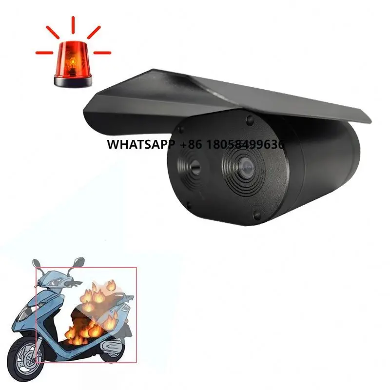 

4MP Outdoor Waterproof Vandalproof Bispectrum AI Fire Detection Camra Thermal Imaging CCTV Camra Measure Temperature