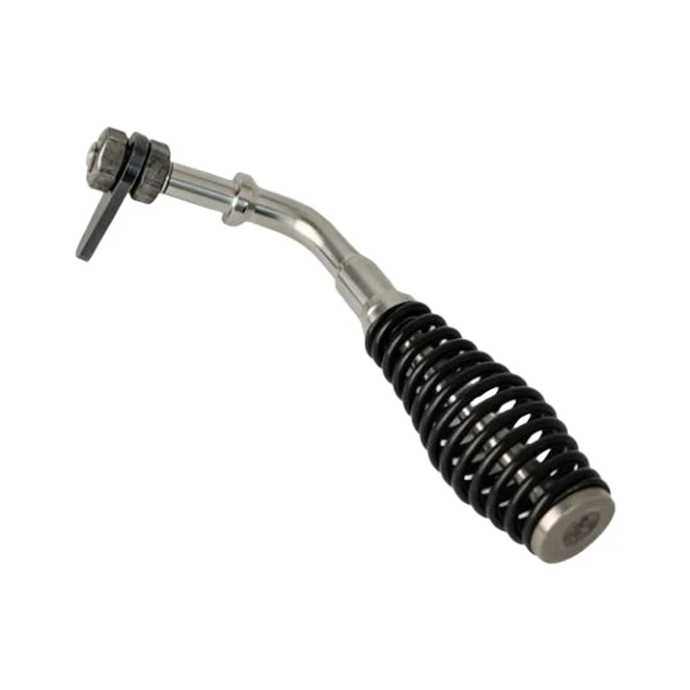 Stainless Steel Fireplace Handle with Refined Aesthetic for Integration into Contemporary and Transitional Spaces