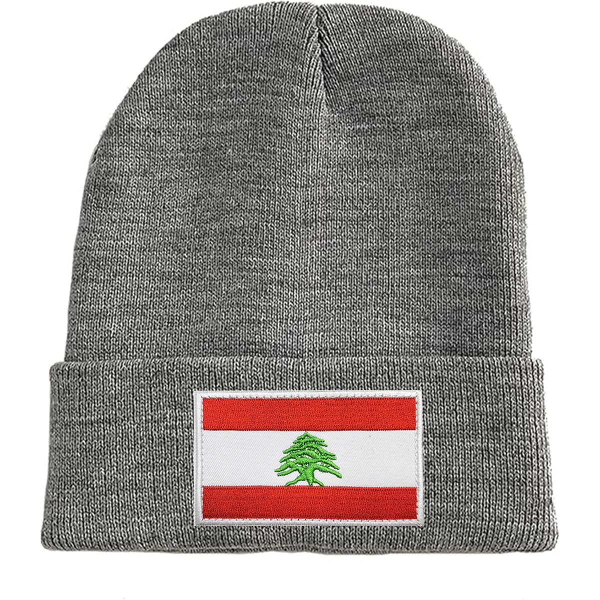 Lebanese flag Unisex Beanie Hats for Men Women Winter Knit Beanies