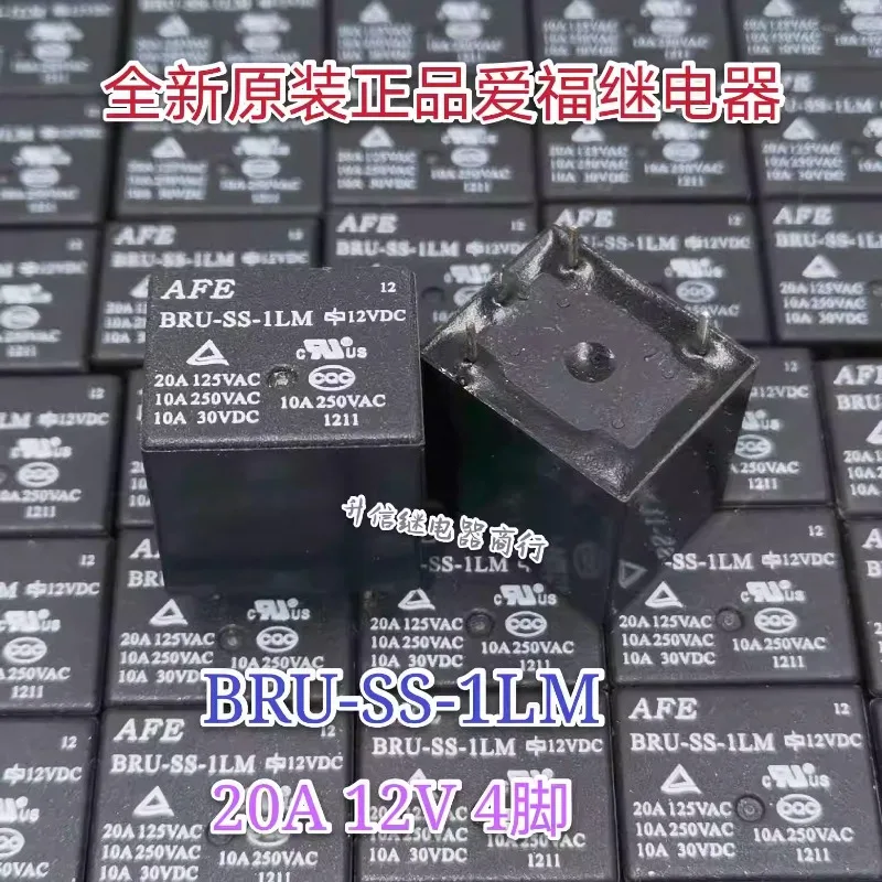 

（Brand New Original）1pcs/lot 100% original genuine relay:BRU-SS-1LM ILM 12VDC 20A 12V 4pins