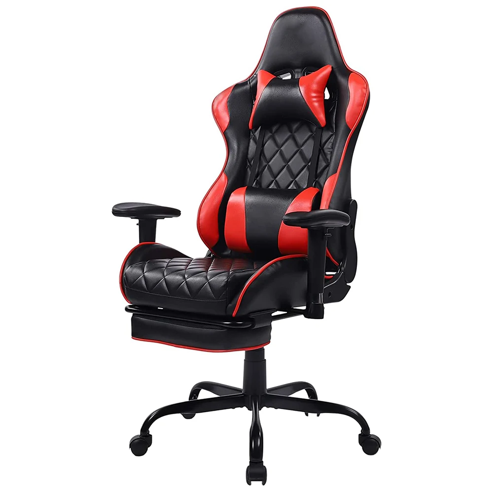 

Adjustable swivel oem ergonomic leather high back gaming chair with 3d armrest