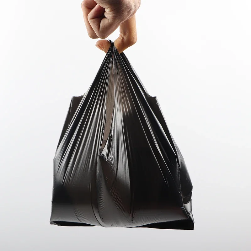 Household Black Rubbish Bag for Bathroom Garbage Bag Kitchen Points Off Trash Can Bin Rubbish Disposable Plastic Bags