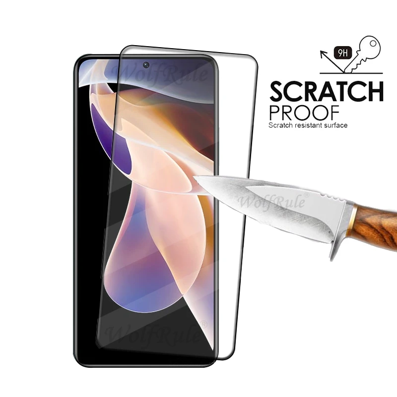 1-4PCS Full Cover Glass For Redmi Note 11 Pro Plus Glass Xiaomi Redmi Note 11 Pro Plus 5G Tempered Glass Full Screen Protector