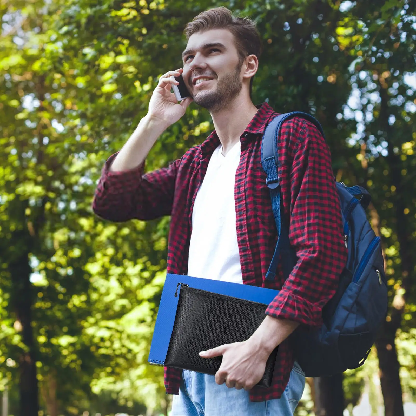 

Водонепроницаемая и огнестойкая сумка для документов, сумки для денег, пожарная безопасная сумка для хранения с застежкой-молнией, держатель для денежных файлов, конверт для домашнего офиса
