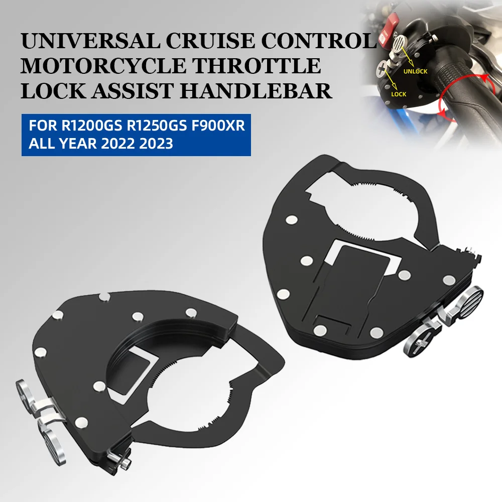 

Universal FOR BMW R1200GS R1250GS F900XR ALL YEAR 2022 2023 Cruise Control Motorcycle Throttle Lock Assist Handlebar Accessories