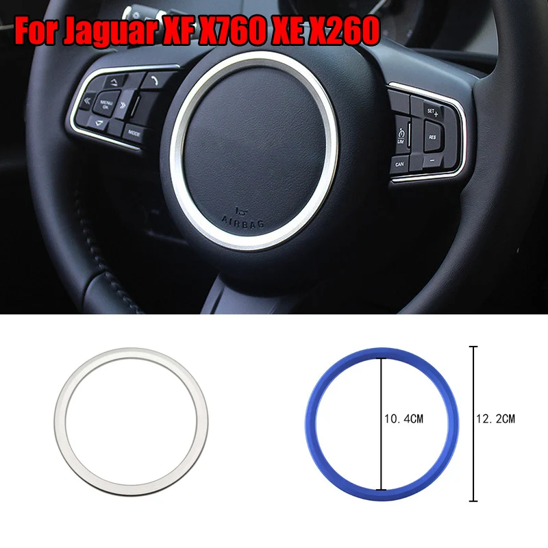 Wheel Trim The Automobile Steering Wheel Interior Modification Decorative Ring for Jaguar XF XE F-PACE 2015-2020