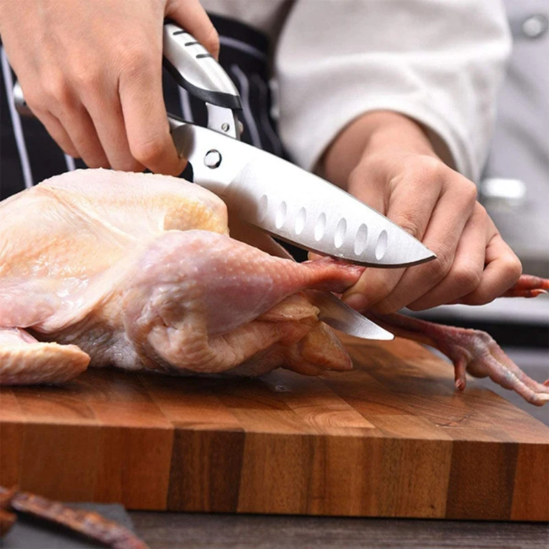 Multifunction Kitchen Scissors, Dismantling Of Stainless Steel Poultry Scissors For Chicken, Fish, Meat And Grill