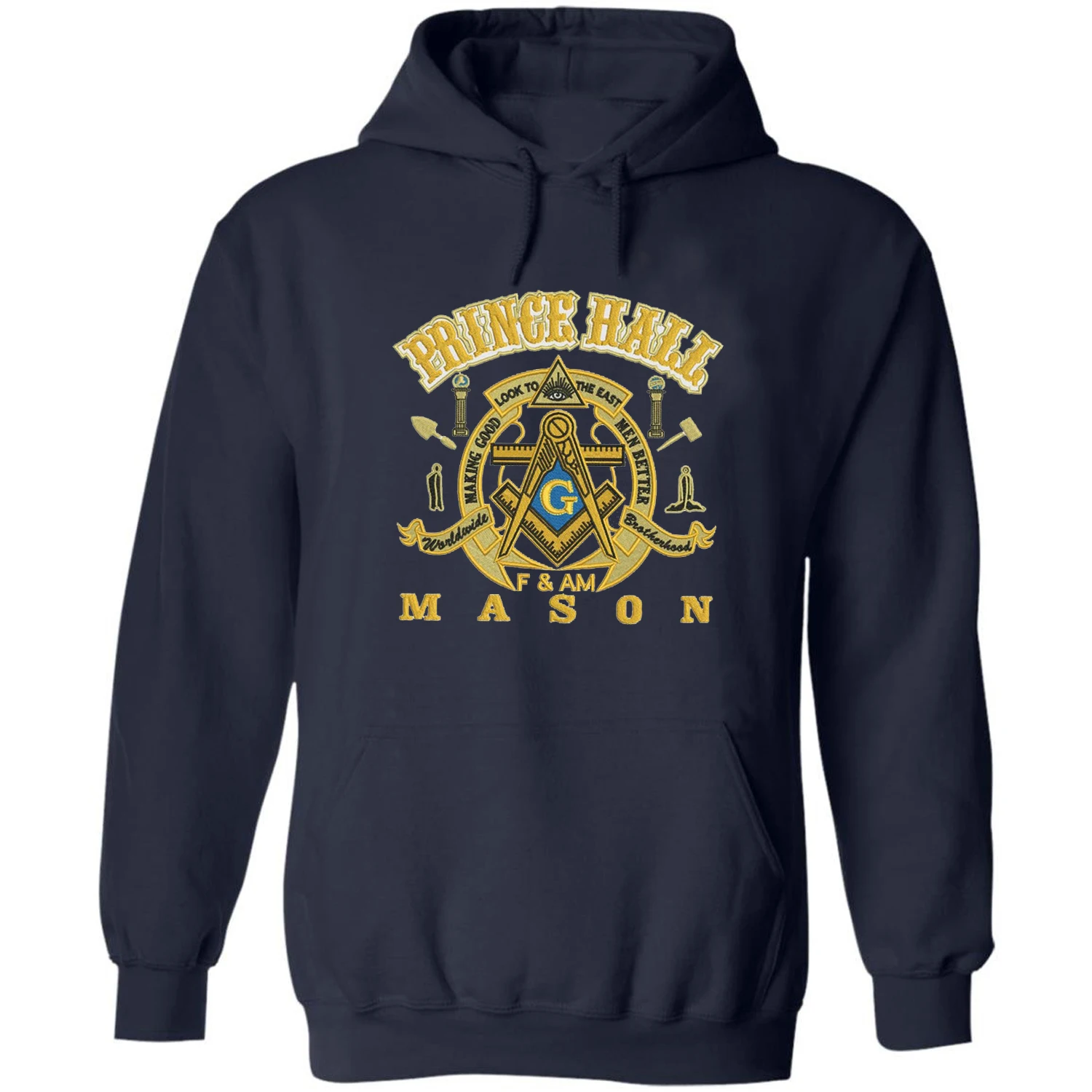 Freemason Illuminati Prince Hall Square & Compasses Masonic Pullover Hoodie New 100% Cotton Comfortable Casual Mens Sweatshirts