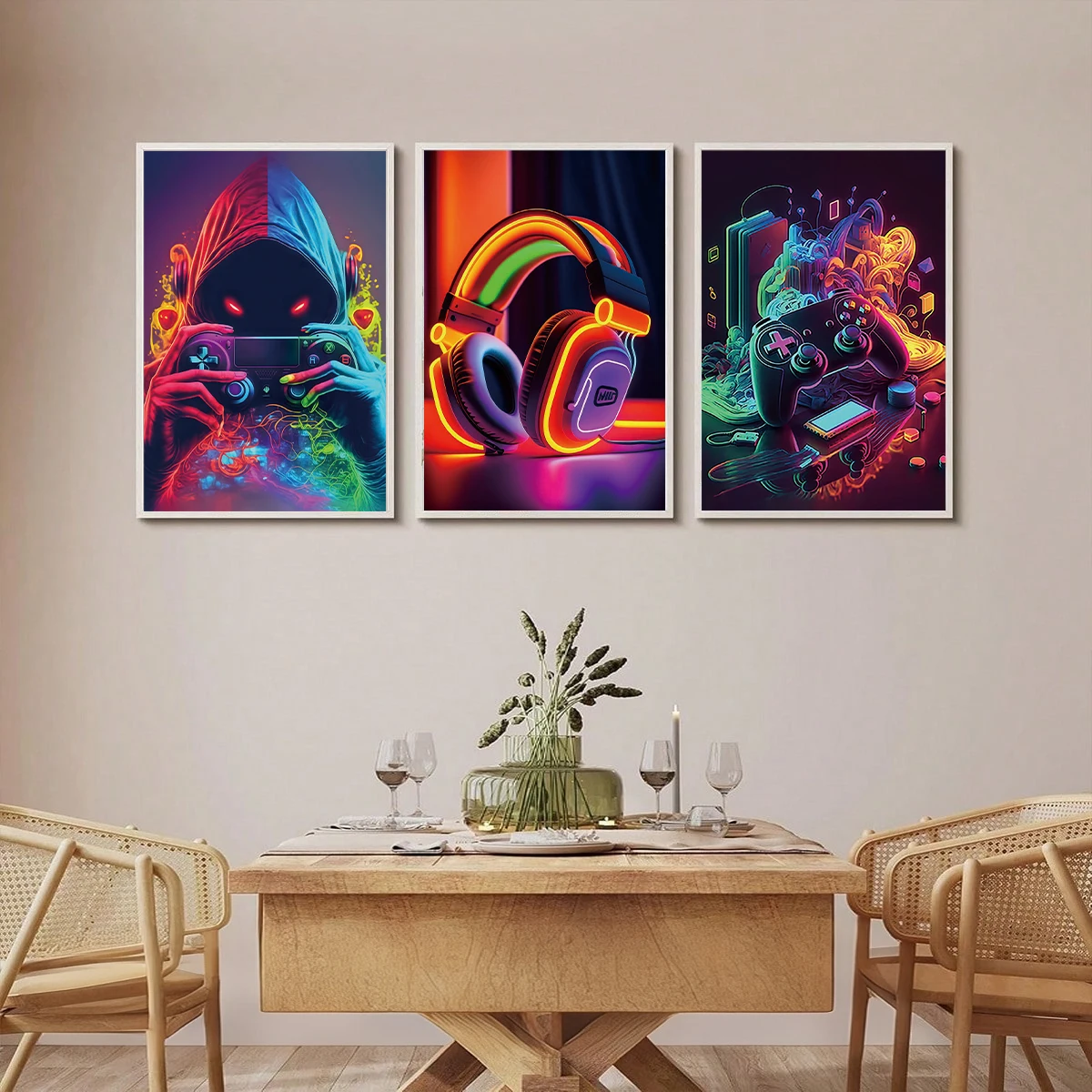 Esports Gaming Room - Arte de Parede Temática de Esports