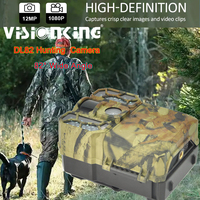 Visionking Mini Hunting Trail Camera 82° FOV IR LED 12MP 1080P IP66 940nm HD Wildlife Scout Surveillance Camera Motion Detector