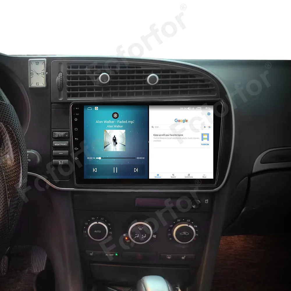 

Android 13 QLED Screen For SAAB 3 2007-2010 Car Multimedia Player GPS Navigation Head Unit Radio Audio Stereo Tape Recorde Parts
