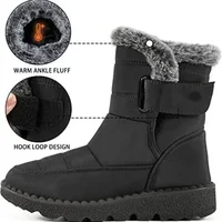 Waterproof Winter Boots for Women 2025 New Faux Fur Long Plush Snow Boots Woman Platform Shoes Warm Cotton Couples Ankle Boots - Image 6