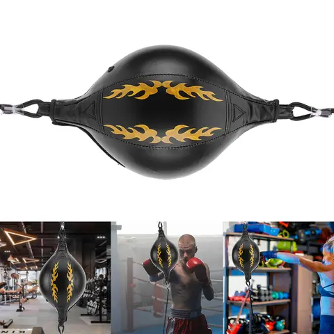 Training Reaction Speed Balls PU Leather Double End Punching Bag Boxing Speed Training Bag Gym Fitness Sports Equipment