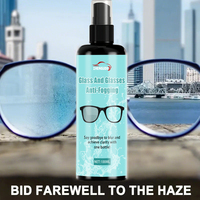 Nano Anti-Fog Spray, Suitable for Glasses, Car Windows, Swimming and Ski Goggles, Helmets - Long-Lasting, Traceless Formula, Quick Application, Safe and Easy to Use, Enhances Visibility in Rainy Weather, Effectively Removes Residue from Windshields, Dust, Pollen and Other Debris