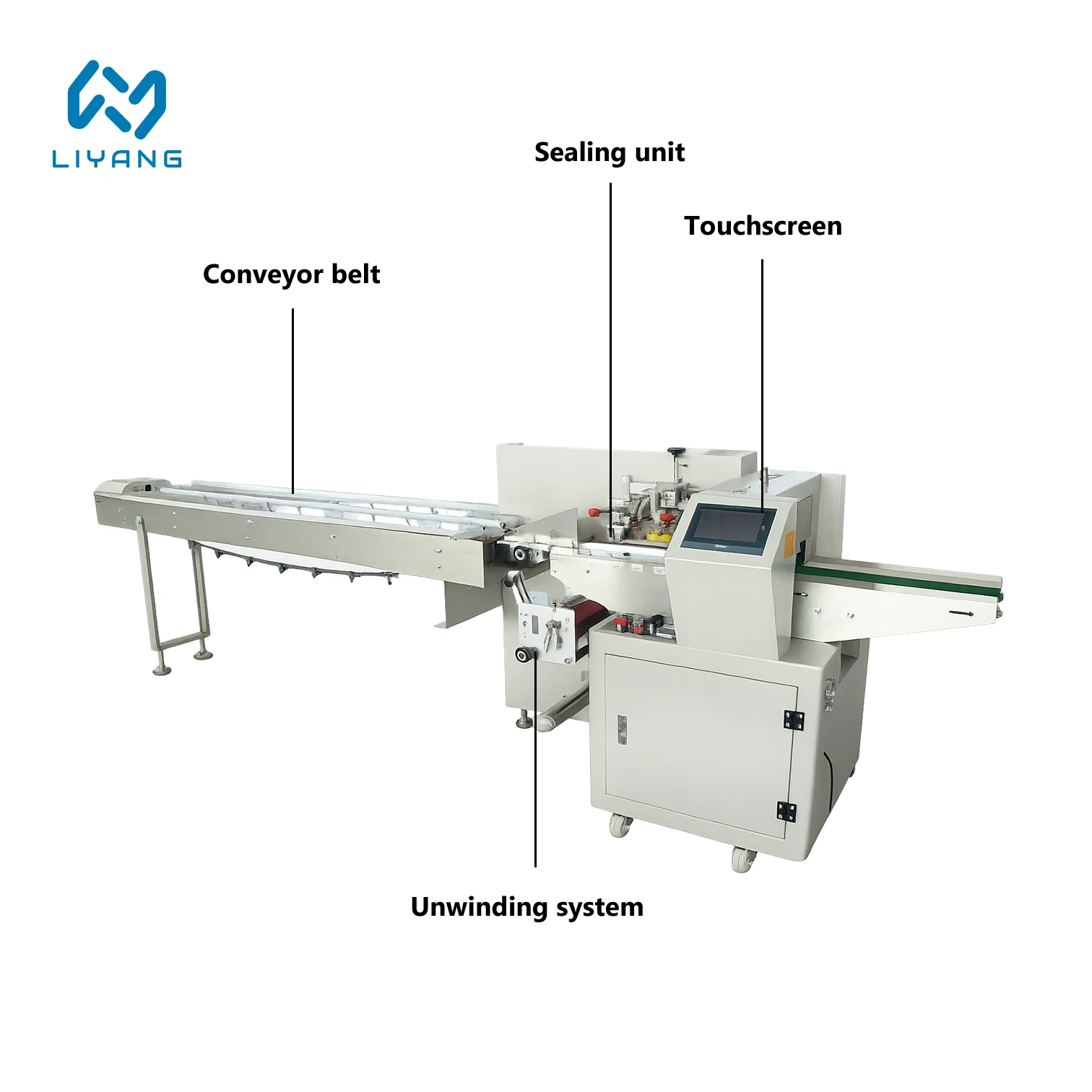 High Productivity Automatic Horizontal Form Fill Seal Machine Flow Packing Machine for Food Snacks