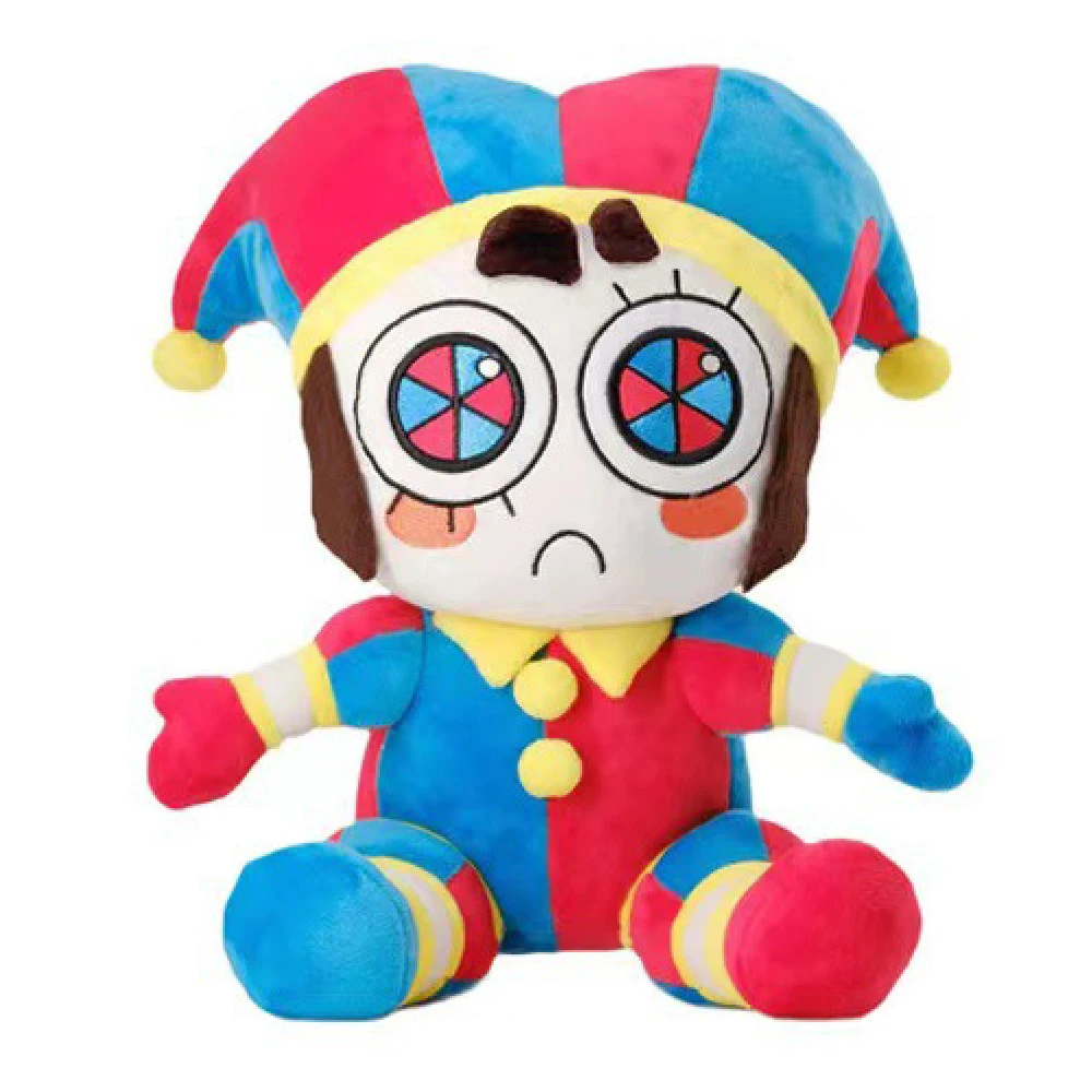 Muñeco de peluche de circo Digital para niños, muñeco de conejo de teatro, payaso de dibujos animados, regalos de Navidad, 2024