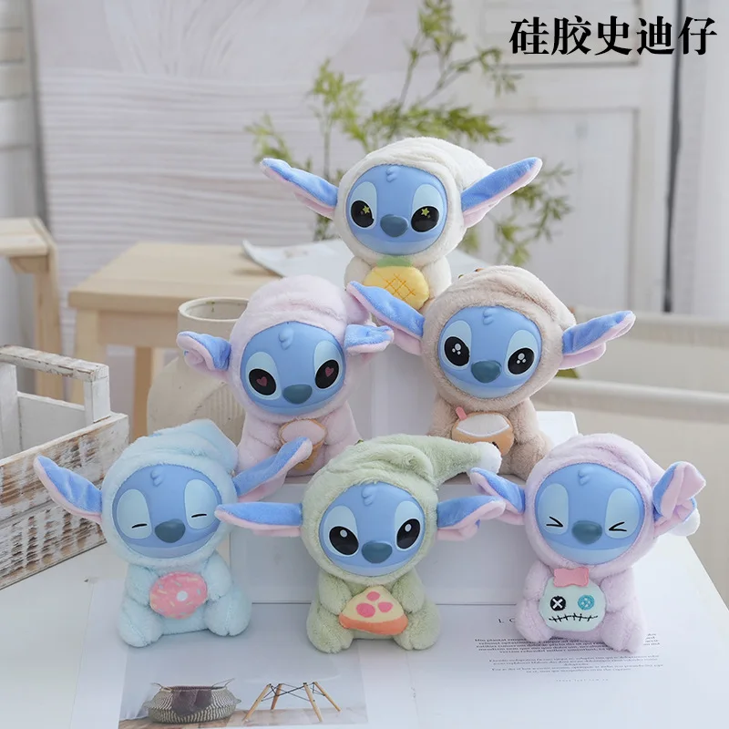 

Виниловая плюшевая кукла-подвеска Stitch, новая высококачественная мини-кукла Disney с допамином, супер милый Tide Play, брелок для ключей, сумка, подвесные украшения