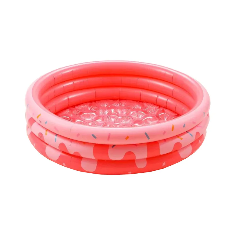 Cute Baby piscina gonfiabile bambini pagaiando gioca lavabo rotondo vasca da bagno portatile bambini all'aperto Sport gioca giocattoli piscina estiva