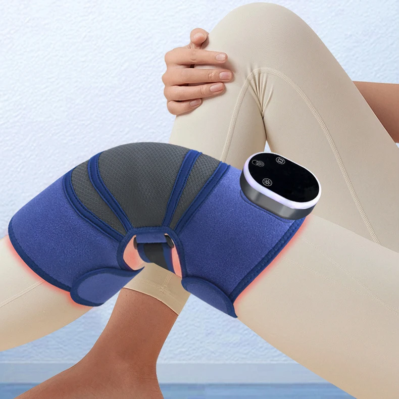

Red Light Knee Pads Keep Warm Heating Knee Massage Hot Compress Therapy Unisex Arthritis Old Cold Legs Wireless Remote Control