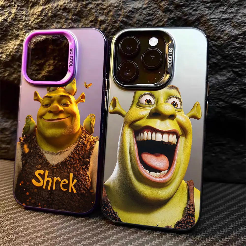 Funda divertida de película S-Shrek de dibujos animados A55 para Samsung Galaxy A56 A55 A54 A53 A52 A51 A73 A72 A71 A36 A35 A34 funda de teléfono a prueba de golpes