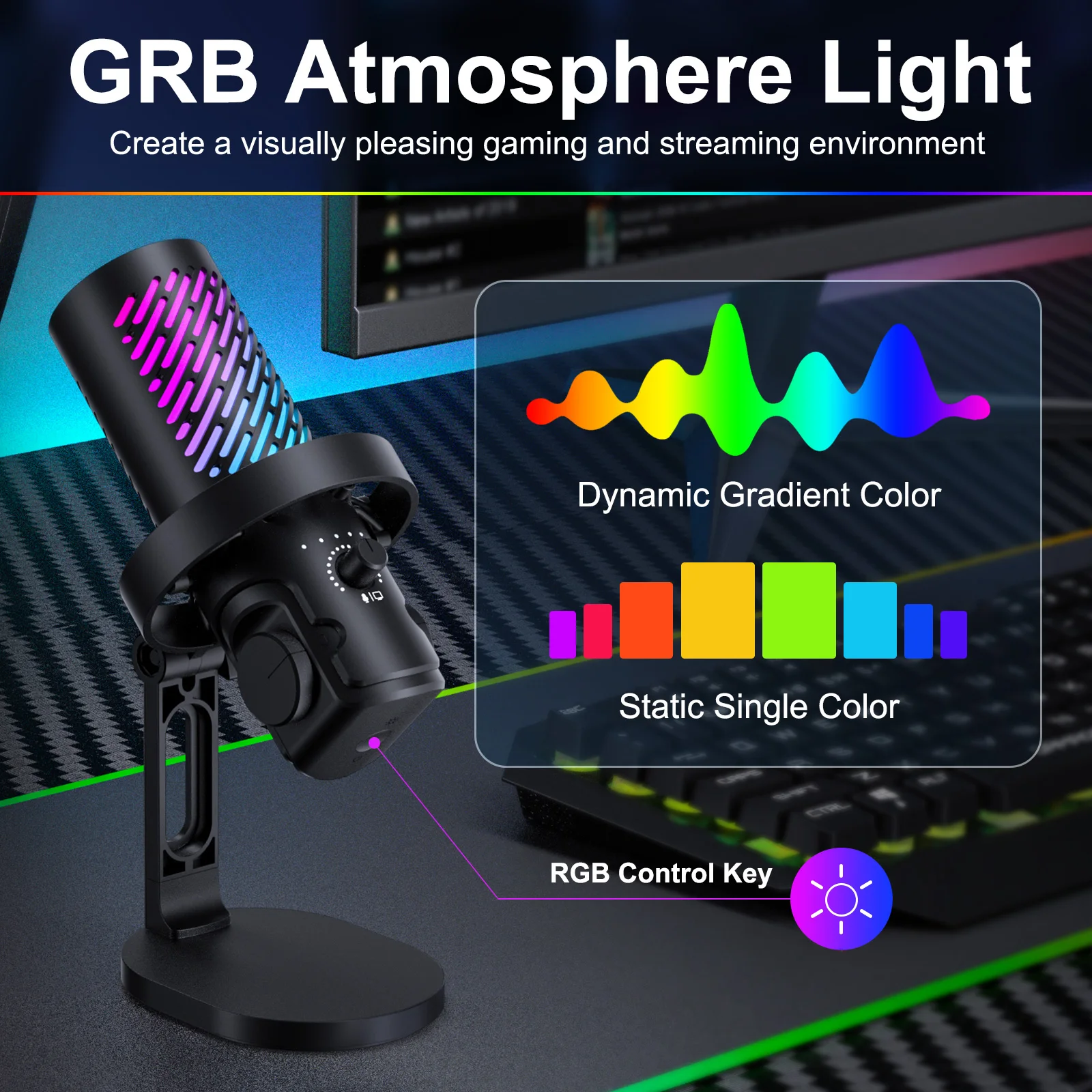 Tenlamp CG1 RGB USB Streaming - Pc Gaming Youtubers review and price