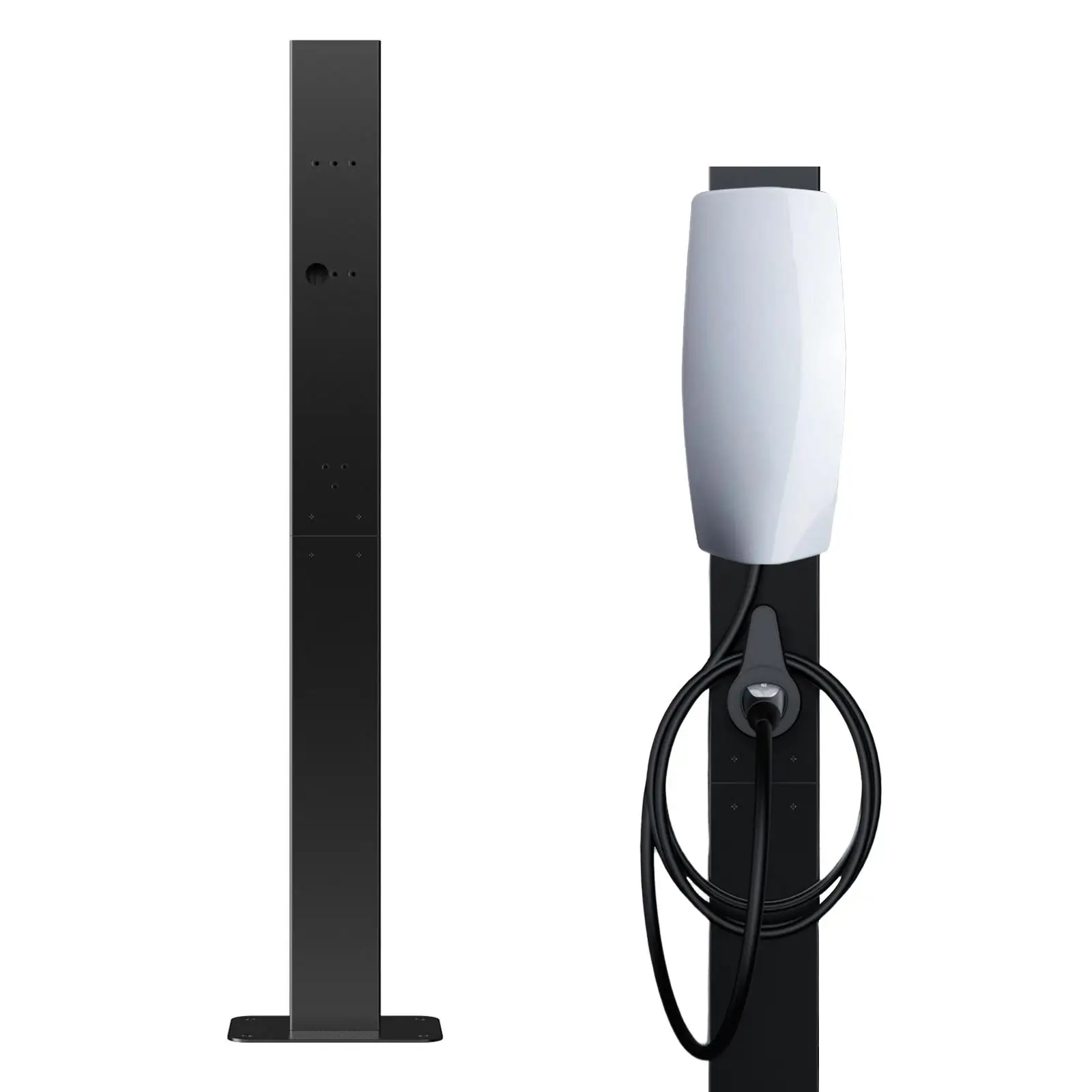 EV Charging Pedestal Easy to Install Electric Vehicle Pile Evse Pillar Stand EV