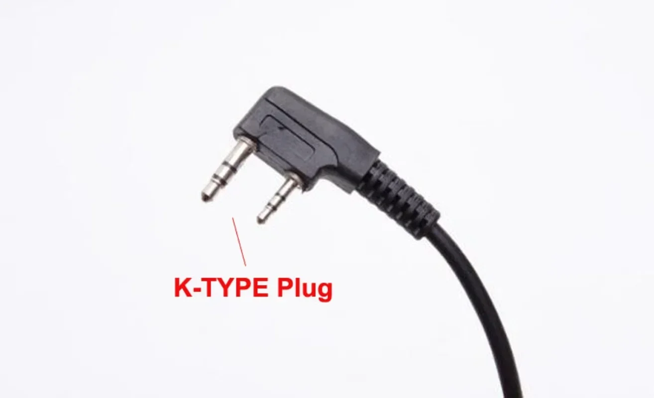 Baofeng UV-5R Walkie Talkie 2 Pin K Type KMC-17 PTT Mic Microphone Speaker KMC17 For 888S UV-82 UV-T8 Kenwood TK-240 270 Radio