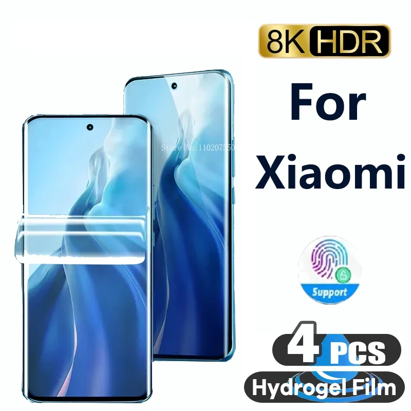 

Hydrogel Film For Xiaomi Mi 13 Ultra Screen Protector Mi 12X 12S 11 i Lite Pro Lite Note 10 13T 12T 11T Mi10 5G Full Cover