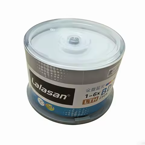 BDR LTH Type 25G 6X Blu-ray Disc BD-R 25GB Golden Color Printable 50Pcs/Barrel