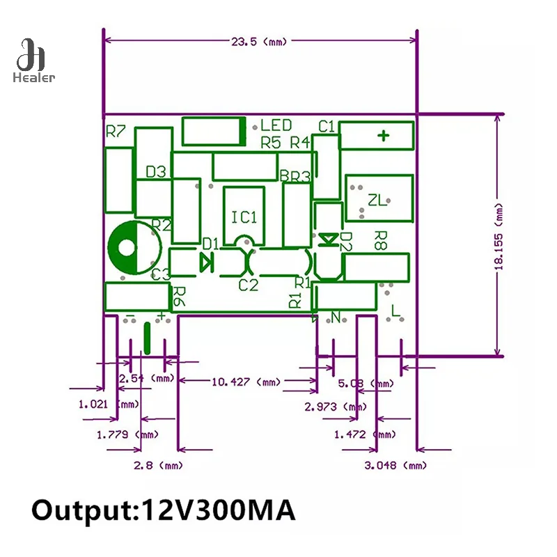 AC To DC 5V 700mA 12V 300mA 3.5W Isolated Switch Mini Power Supply Buck Converter Step Down Module AC 220V To DC 5V/12V