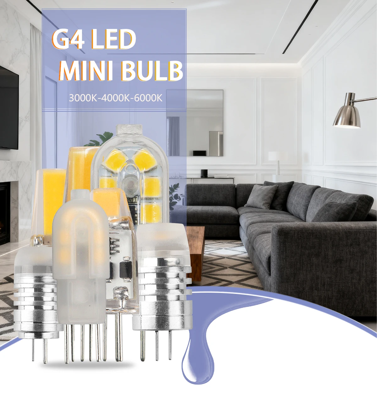 5PCS G4 1W 1.2W 2W … - image