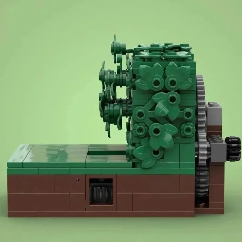 MOC Building Block Homer Backing Into the Bushes Technology Bricks Birthday Christmas Holiday DIY Gifts Adults Toys