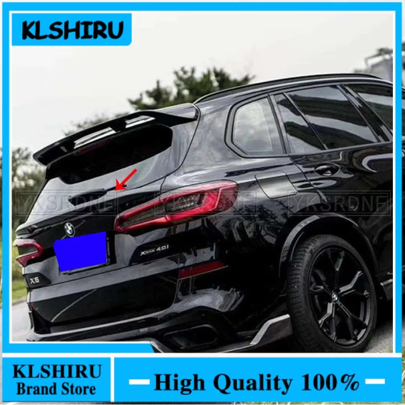 ABS Material Carbon Look Rear Trunk Lip Spoiler Gloss Black Bumper Wings For BMW X5 G05 2019 UP Car Style