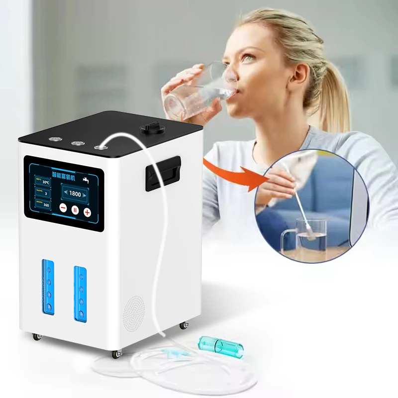 H2 Inhalation Machine Hydrogen Production 3000ML Portable Home Office Hydrogen Gas Water Generation Equipment Hydrogen Inhaler