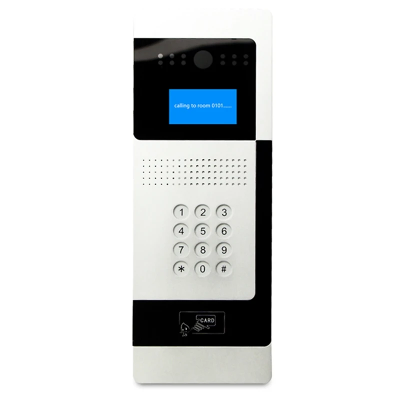 2023 GUANGDONG taichuan multi apartment intercom Smart Tuya Video doorphone POE powered with relay unlock system