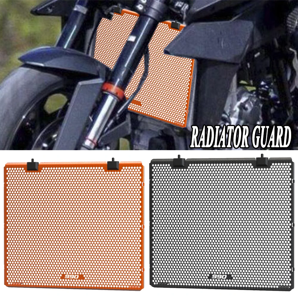 

For 990 Duke 990Duke 2024 2025 2026 Radiator Grille Guard Protection Cover Motocross Duke990 Radiator Guard Water Tank net