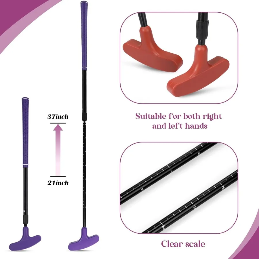 16 عبوة من مضارب الجولف للرجال والنساء بطول قابل للتعديل في اتجاهين، مضارب جولف صغيرة مضرب السائبة لليد اليمنى واليسرى للاعبي الغولف C #3