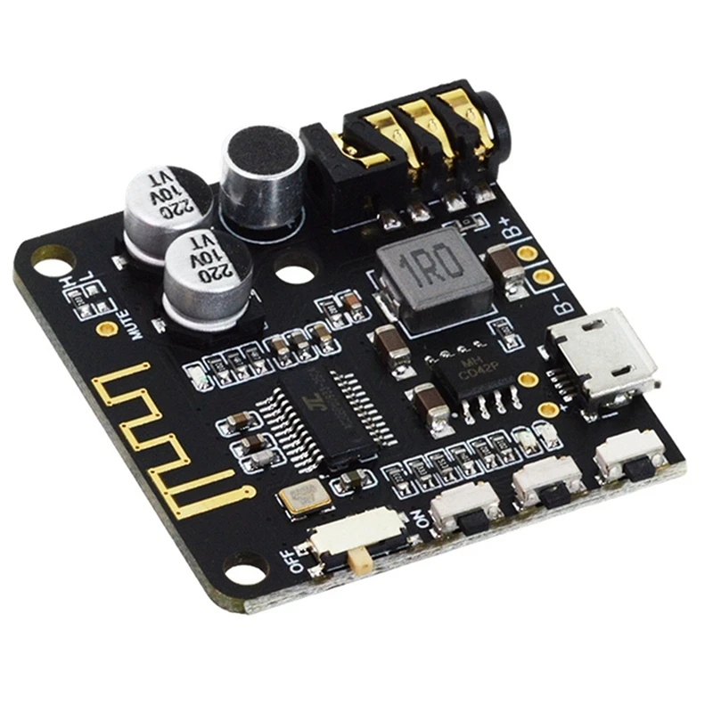 Bt5.0 Pro Audio Module + Case Mp3 Audio Decoder Board Met Mic Lossless Auto Speaker Audio Versterker Diy Audio Ontvanger