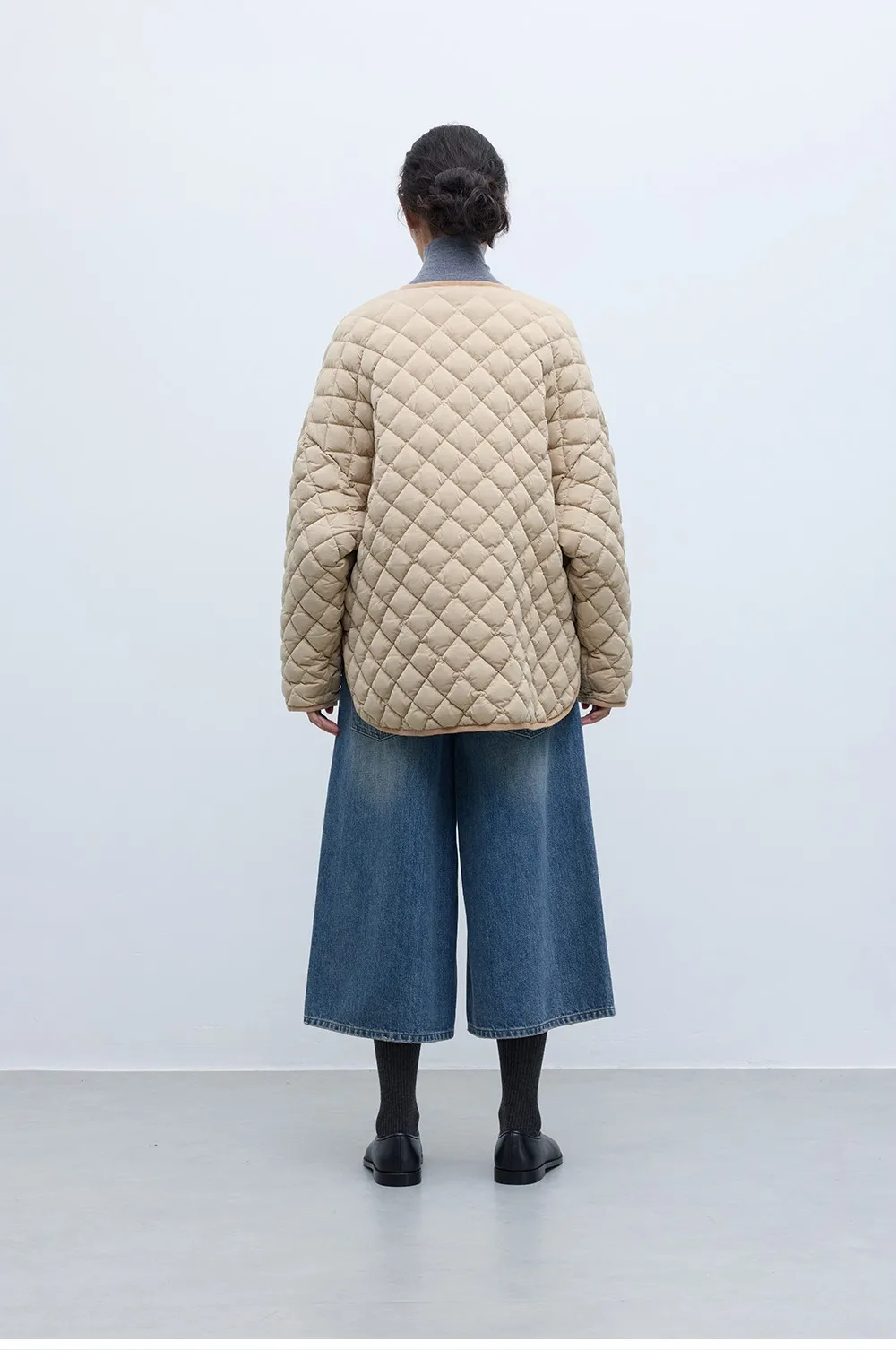 Large-Scale Turtle Back Style 90% White Duck down Lightweight Classic Quilted Pattern down Jacket 2025 Autumn Winter New Top