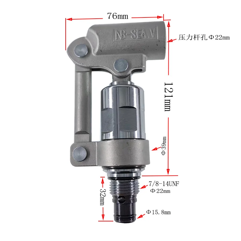 

Hydraulic small high-pressure manual pressure oil pump manual hydraulic oil pump threaded compression pump LHP-10