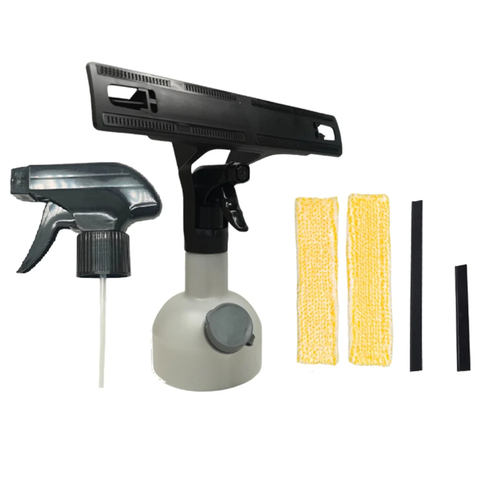 Lite-para karcher wv1 wv2 wv3 wv5 wv7 350ml garrafa de spray 350ml garrafa de spray com tiras de raspagem almofada de microfibra