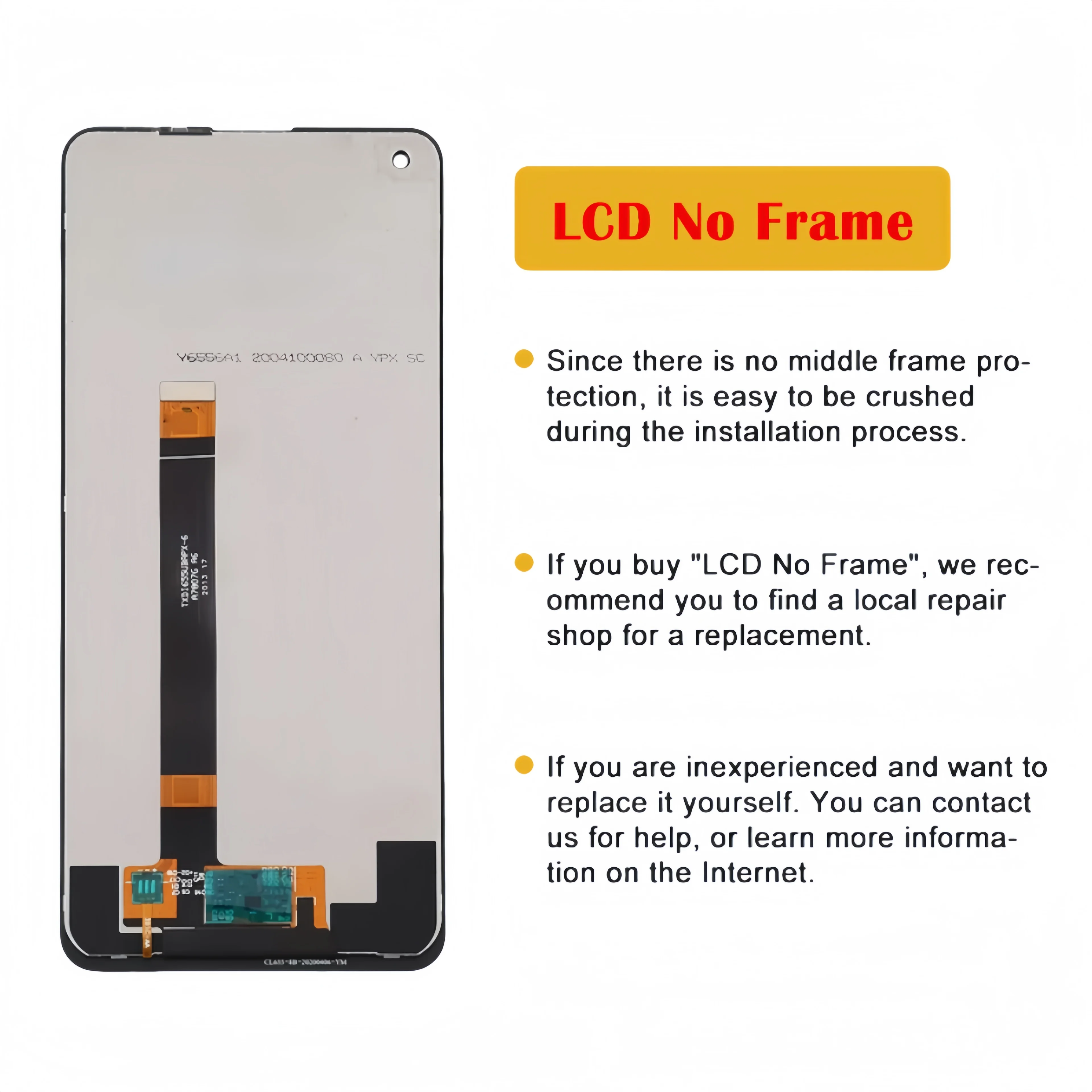 LCD-Touchscreen für LG k51s 2020, lmk510, lmk510emw, lm-k510emw, Digitizer-Baugruppe Ersatz