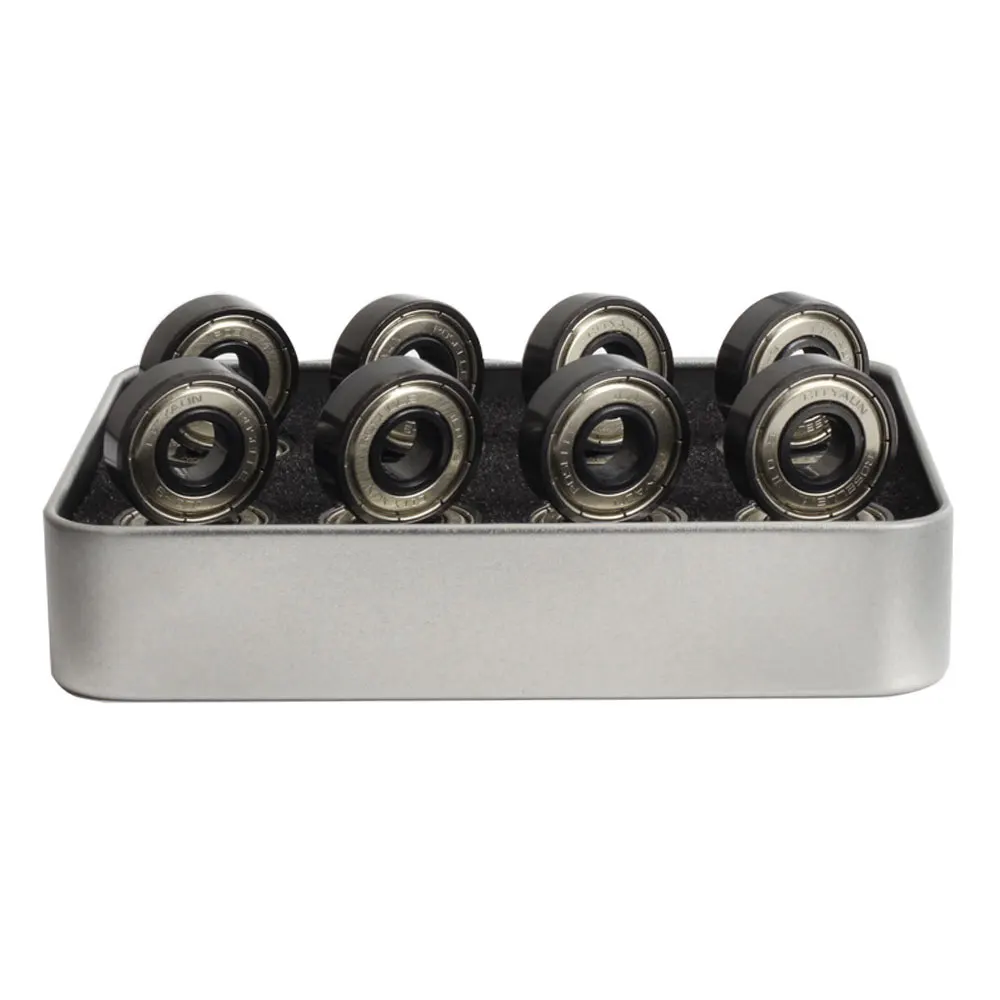 16PCS/set 608ZZ Steel Bearings For Roller Skates Skateboard Wheels High Speed Bearings Skating Upgraded Accessories AMB302