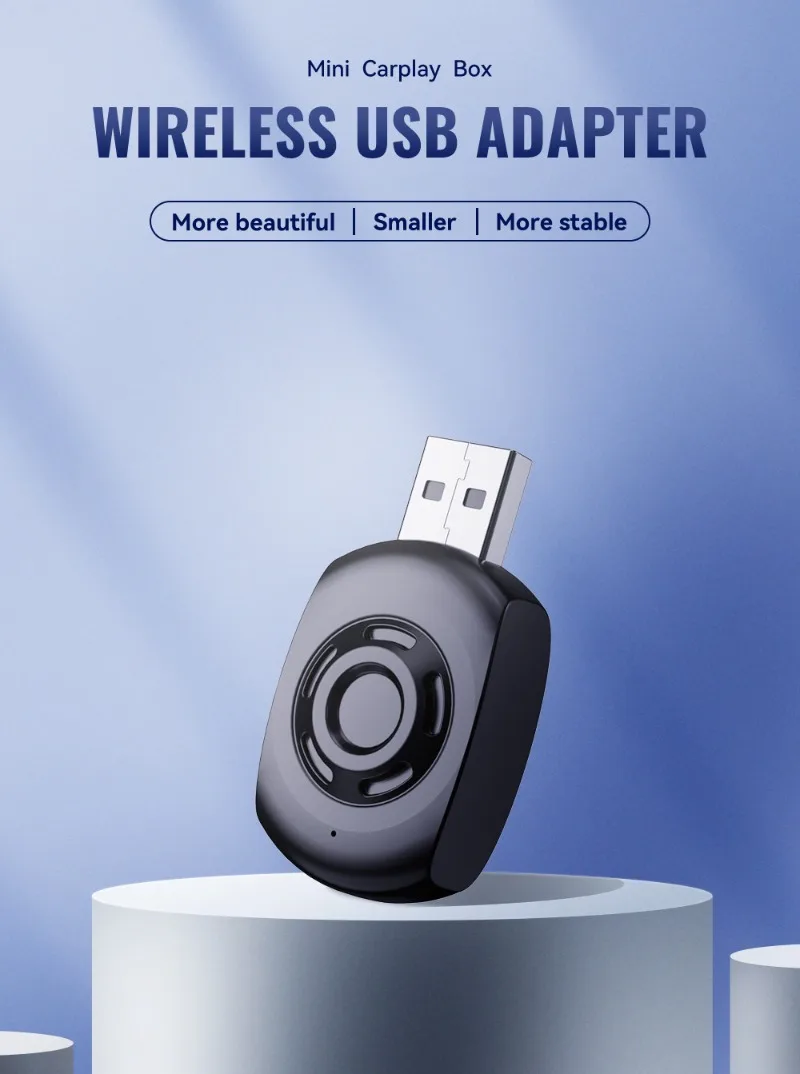 

Мини-Carplay Box 2 в 1, проводная к беспроводному Carplay, беспроводная Android, автоматическая поддержка Plug and Play, карта, музыка, разделенный экран Siri