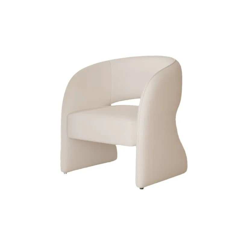 

Cream-style single sofa living room negotiates a table and four chairs combined rest area